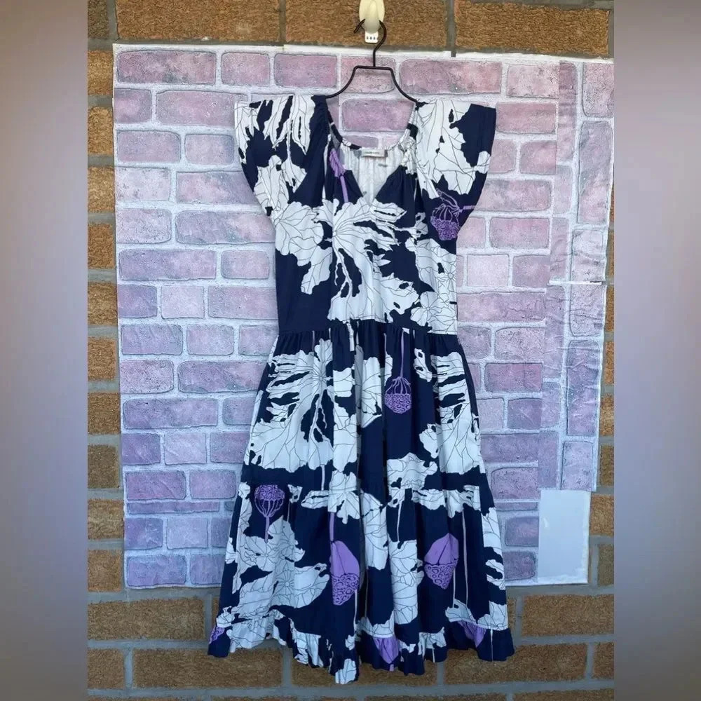 Maude Vivante  floral print dress size small
